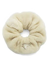 Shearling Scrunchie Ecru - PRADA - BALAAN 6