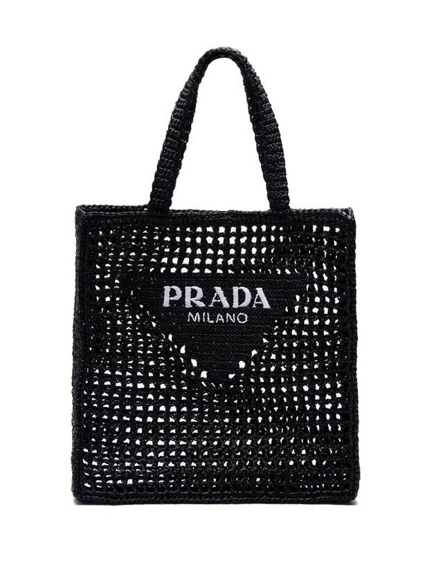 Crochet Tote 1BG3932C2TVOOO F0002 NERO - PRADA - BALAAN 1