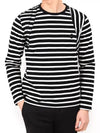 Stripe Long Sleeve T-Shirt Black - ALEXANDER MCQUEEN - BALAAN 2