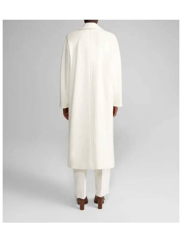 Women's Madame Icon Double Coat White - MAX MARA - BALAAN.