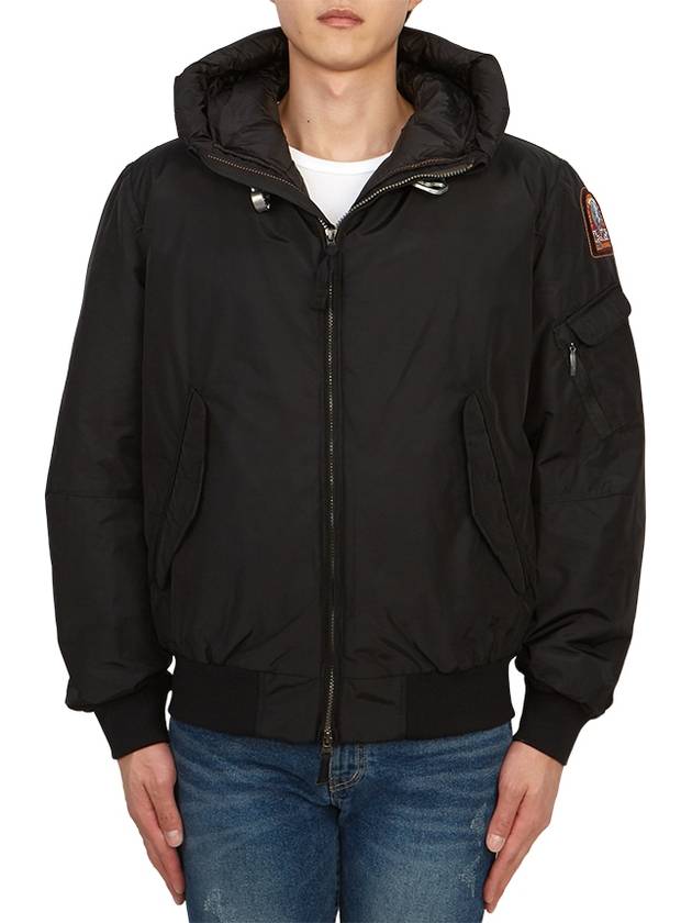 Men's Gobi Core Hooded Zip-Up Black - PARAJUMPERS - BALAAN 3