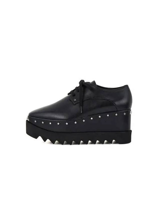 ELYSE star studded platform shoes black - STELLA MCCARTNEY - BALAAN 1