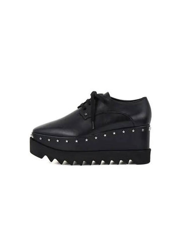 STELLA McCARTNEY ELYSE Star Stud Platform Shoes Black - STELLA MCCARTNEY - BALAAN 1