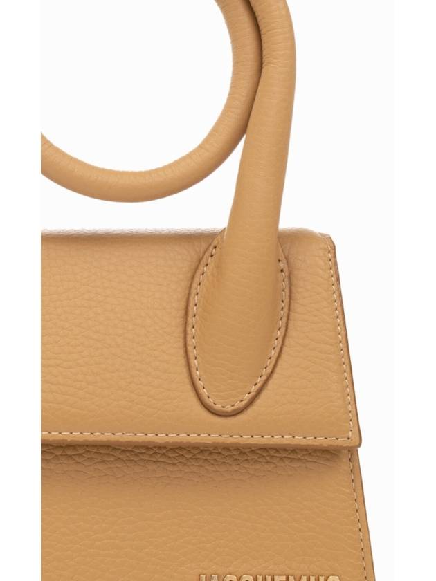 Le Chiquito Noeud Coiled Tote Bag Camel - JACQUEMUS - BALAAN 7