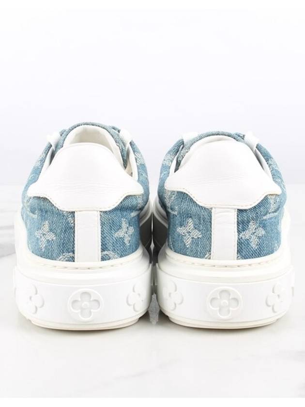 Denim Monogram Time Out Sneakers 36 230 - LOUIS VUITTON - BALAAN 4