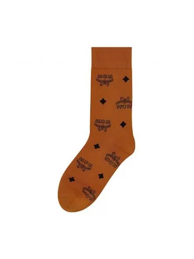 Monogram Knit Socks Brown - MCM - BALAAN 2