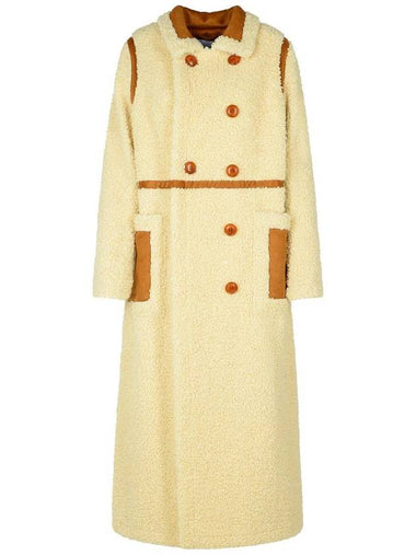 Stand Studio 'Bibi' Cream Faux Fur Coat - STAND STUDIO - BALAAN 1