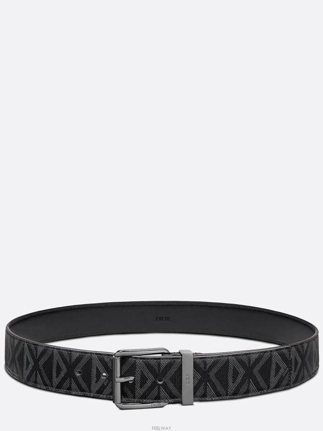 CD Diamond Leather Belt Black - DIOR - BALAAN 2