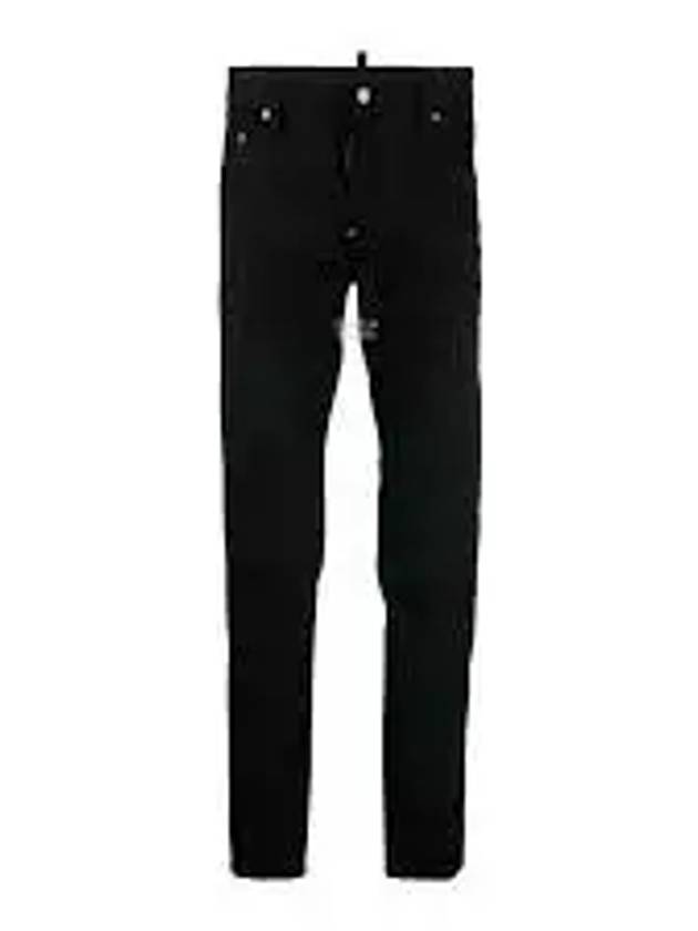 Skater Slim Cut Jeans Black - DSQUARED2 - BALAAN 2