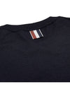 4-Bar Merino Jumper Wool Knit Top Navy - THOM BROWNE - BALAAN 9