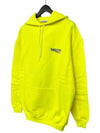 Wave Logo Hoodie Sweatshirt Neon Yellow - BALENCIAGA - BALAAN 3