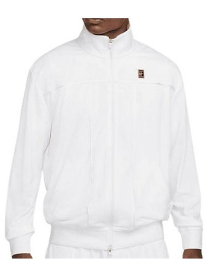 Court Heritage Suit Zip-Up Jacket White - NIKE - BALAAN 2