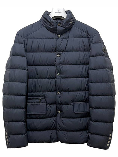 Men s Logo Patch MALINVERN Down Padded Jacket Navy 1A00108 549SK 779 - MONCLER - BALAAN 1