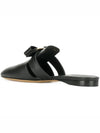 Salvatore Vara Bow Mule Bloafers Black - SALVATORE FERRAGAMO - BALAAN 5