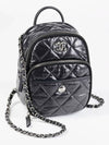 23 Coconeju CC Logo Quilting Backpack Black AS4366 - CHANEL - BALAAN 1