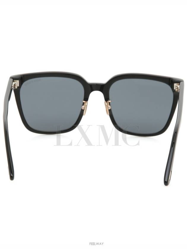 TF1132 Black Gold T Logo Horn Rim Sunglasses - TOM FORD - BALAAN 4