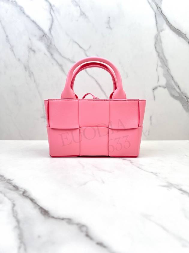 Candy Acro Intrecciato Tote Bag Pink - BOTTEGA VENETA - BALAAN 3