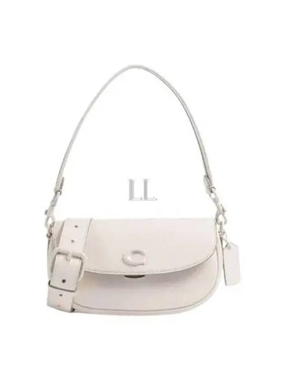 Emmy Saddle 23 Shoulder Bag White - COACH - BALAAN 2