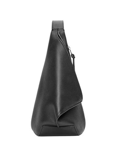 Anton Sling Soft Grained Calfskin Cross Bag Black - LOEWE - BALAAN 1