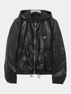 Men's Nappa Nylon Reversible Leather Jacket Black - PRADA - BALAAN 2