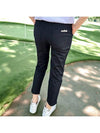 Stretch Cropped Pants Stretch 9-quarter chino pants BLACK - MONBIRDIE GOLF - BALAAN 8