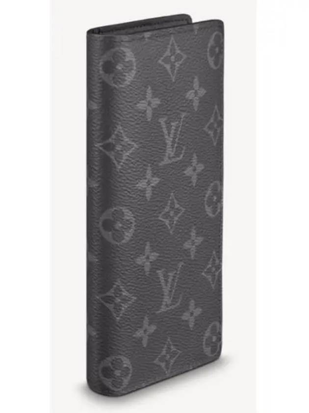 Brazza Monogram Long Wallet Black - LOUIS VUITTON - BALAAN 2