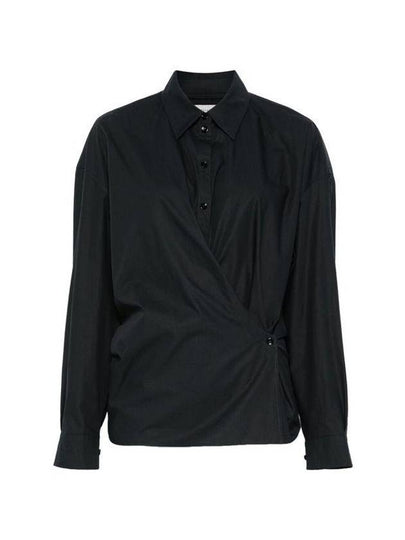 Twisted Long Sleeve Shirt Black - LEMAIRE - BALAAN 2