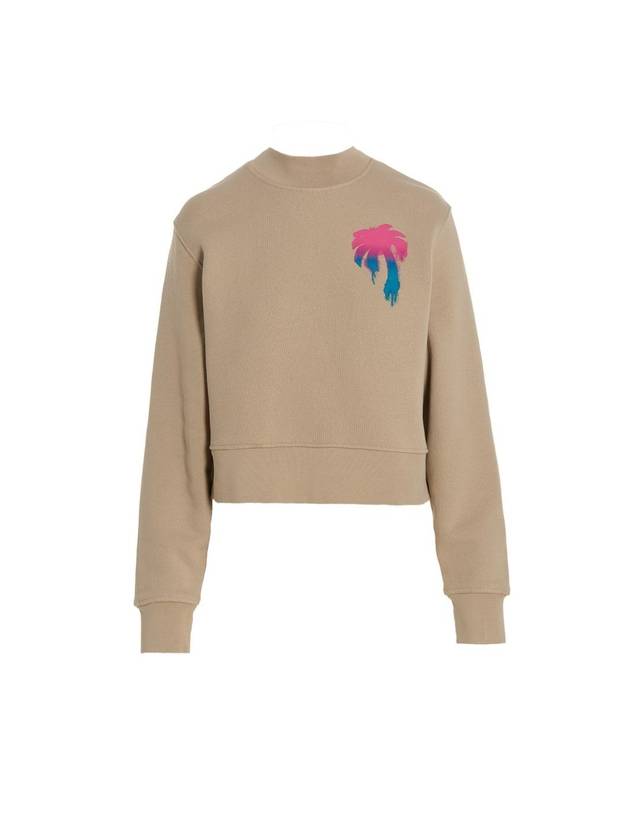 SS Sweatshirt I Love PA PWBA016S23FLE00261846184 - PALM ANGELS - BALAAN 1