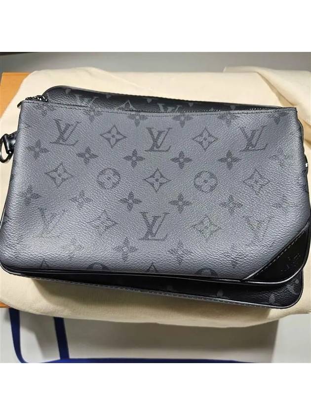 Trio Messenger Bag Grey - LOUIS VUITTON - BALAAN 4