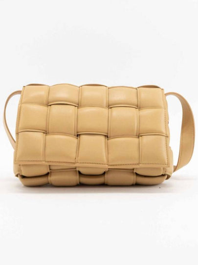 Gold Padded Cassette Cross Bag Almond - BOTTEGA VENETA - BALAAN 2