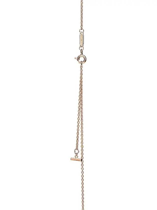 Tiffany T Smile Medium Pendant Rose Gold 74957110 - TIFFANY & CO. - BALAAN 2