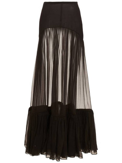 SS skirt lunga balze 723489Y430U2069 - SAINT LAURENT - BALAAN 2