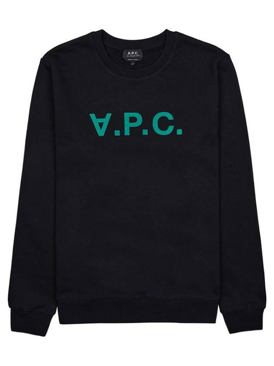 VPC Logo Crew Neck Sweatshirt Black - A.P.C. - BALAAN 2