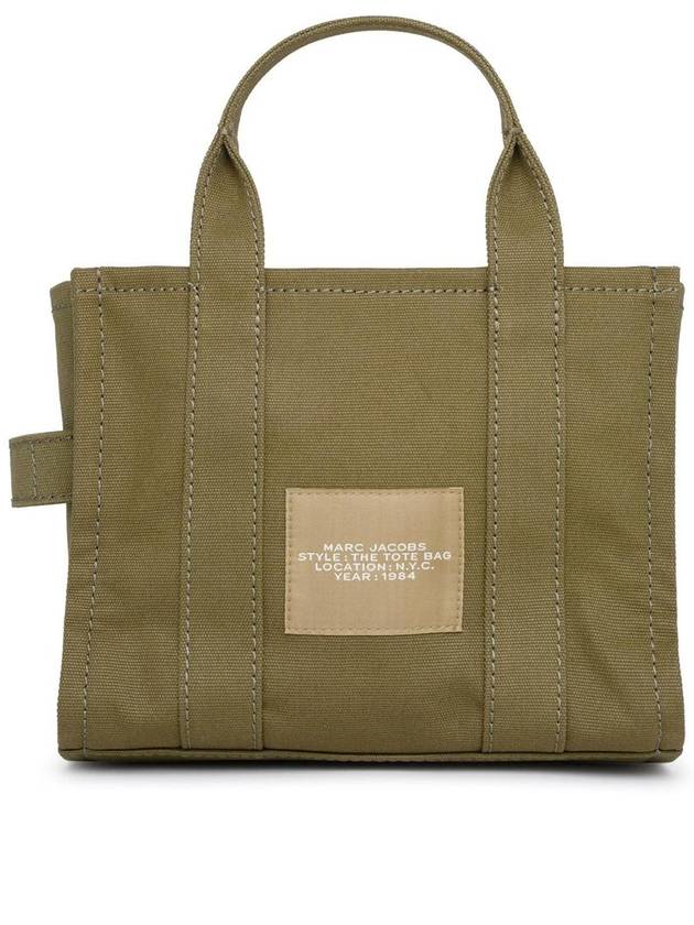 Logo Small Canvas Tote Bag Khaki - MARC JACOBS - BALAAN 4