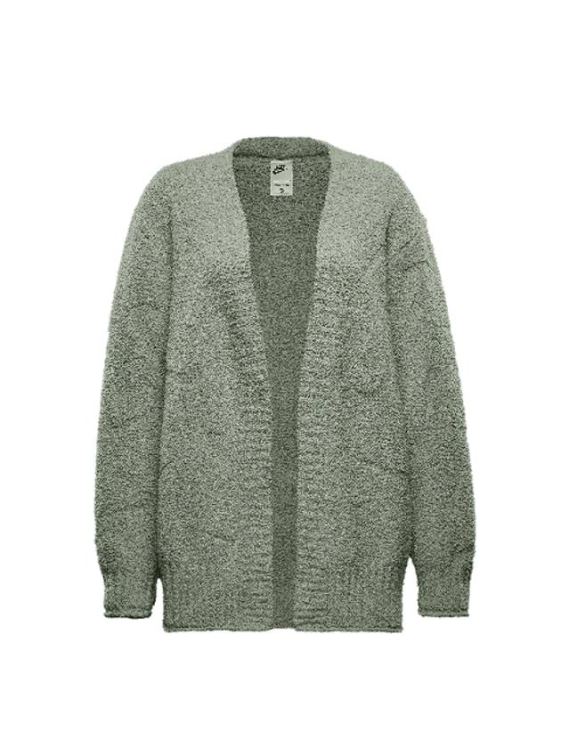 Sportswear Phoenix Cozy Boucle Oversized Knit Cardigan Jade Horizon - NIKE - BALAAN 1