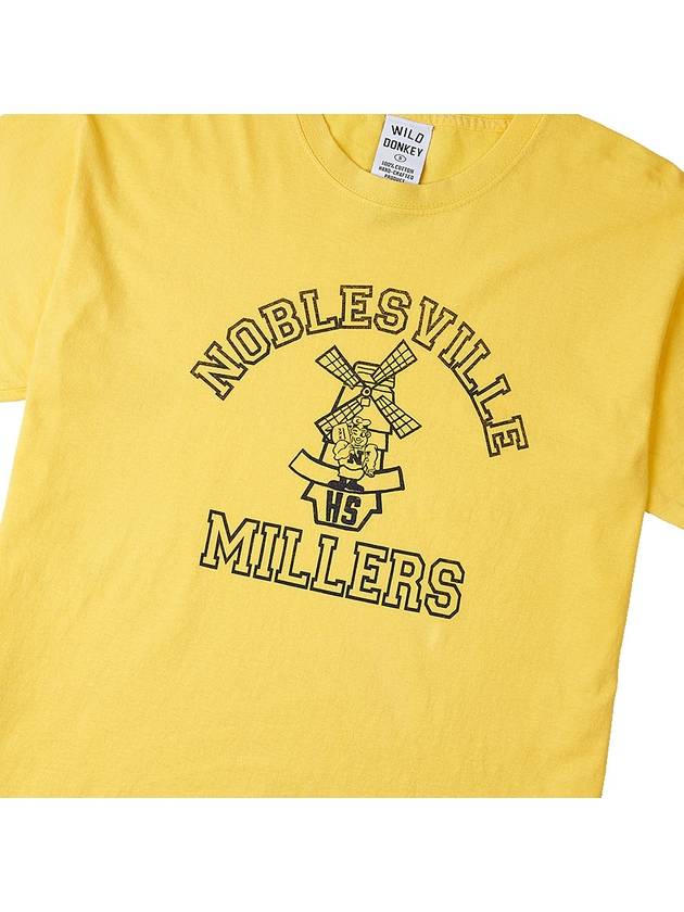 Noblesville Short Sleeve T-Shirt Yellow - WILD DONKEY - BALAAN 6