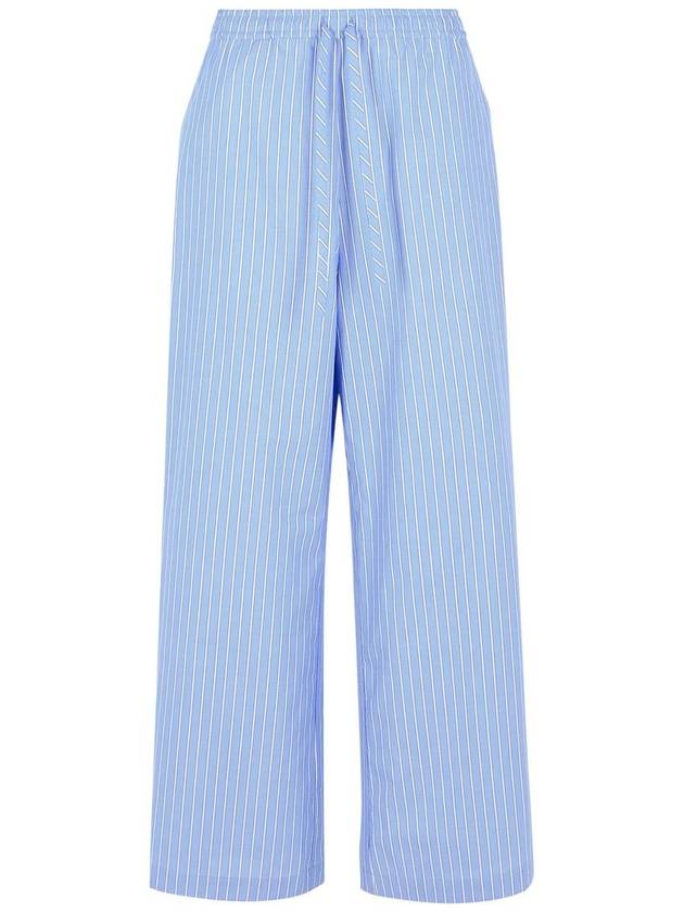 Marni Light Blue Cotton Trousers - MARNI - BALAAN 1