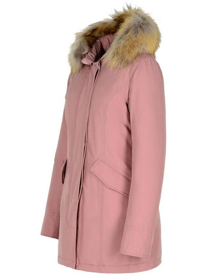 Woolrich 'Artic' Pink Cotton Blend Parka - WOOLRICH - BALAAN 2