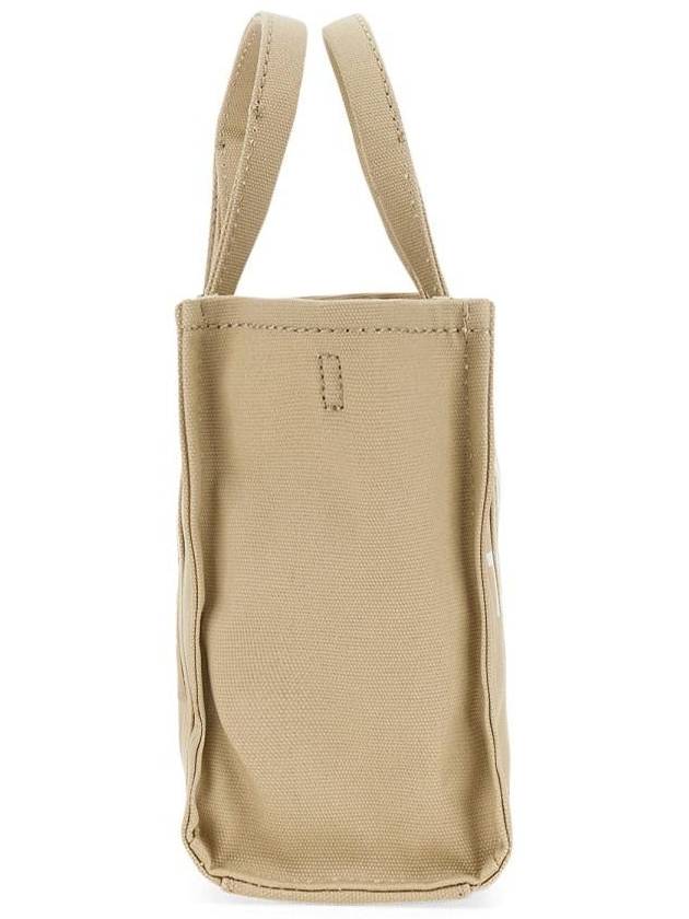 Logo Small Canvas Tote Bag Brown - MARC JACOBS - BALAAN 4