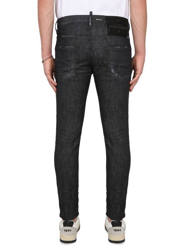 Men's Clean Wash Skater Jeans Black - DSQUARED2 - BALAAN 5