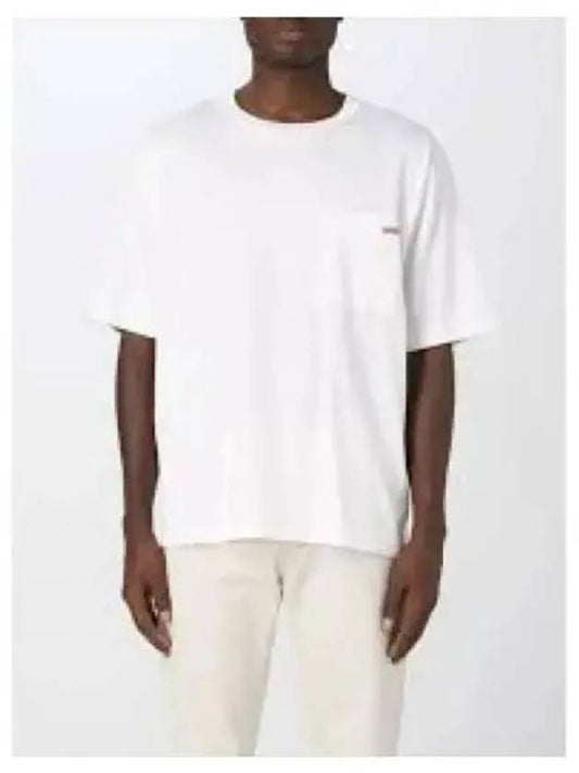 Logo Patch Short Sleeve T-Shirt White - ACNE STUDIOS - BALAAN 2