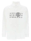 Number Cotton Poplin Long Sleeve Shirt White - MAISON MARGIELA - BALAAN 2