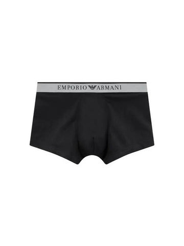 UNDERWEAR Men s Easy Solid Cotton Drawn Black - EMPORIO ARMANI - BALAAN 1