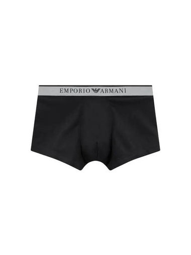 UNDERWEAR Men s Easy Solid Cotton Drawn Black - EMPORIO ARMANI - BALAAN 1