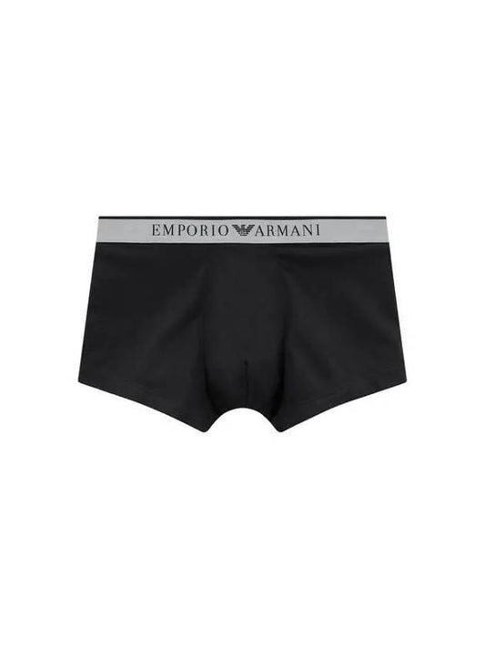 UNDERWEAR Men s Easy Solid Cotton Drawn Black - EMPORIO ARMANI - BALAAN 1