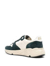 Running Sole Low Top Sneakers Dark Green - GOLDEN GOOSE - BALAAN 4