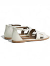 H Santorini leather strap sandals white H182139Z - HERMES - BALAAN 3