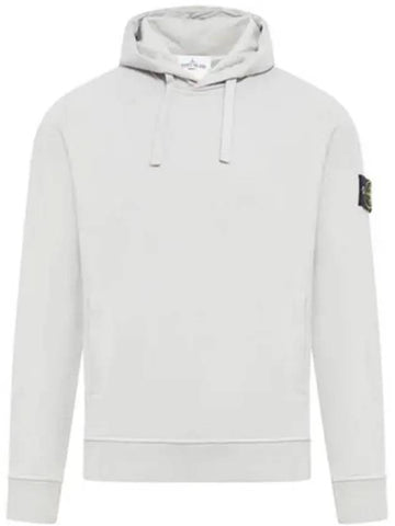 Wapen Patch Hooded T shirt Light Gray Men s 270695 - STONE ISLAND - BALAAN 1