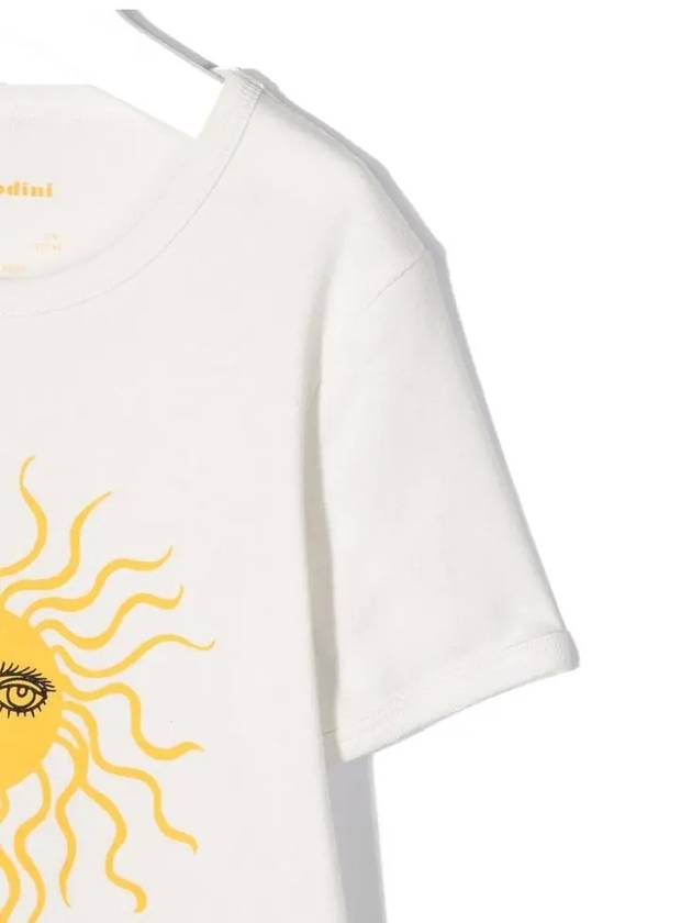 Kids Sun Graphic T Shirt White 2212010 510 - MINI RODINI - BALAAN 4