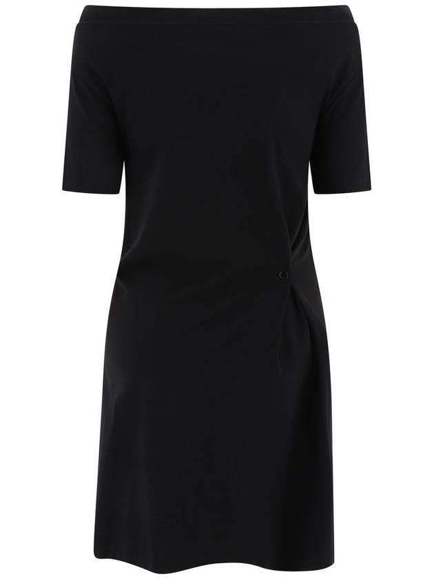 Asymmetric mini short dress black - COURREGES - BALAAN 3